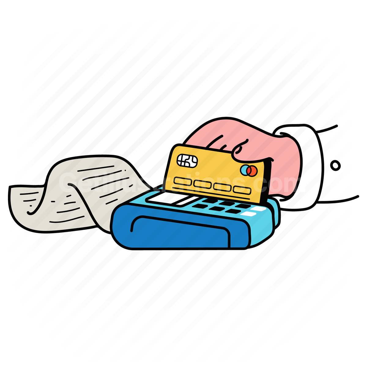 payment, method, credit, card, receipt, e-commerce, shop